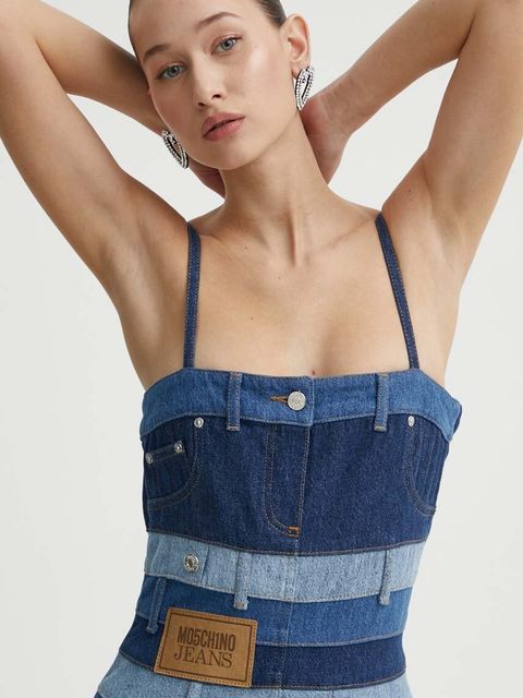 Moschino Jeans sukienka jeansowa