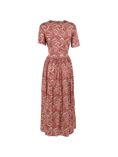 Weekend Max Mara Ibiza paisley-print tie waist dress - Red - zdjęcie produktu nr 2