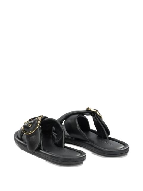 Ferragamo Gancini sandals - Black