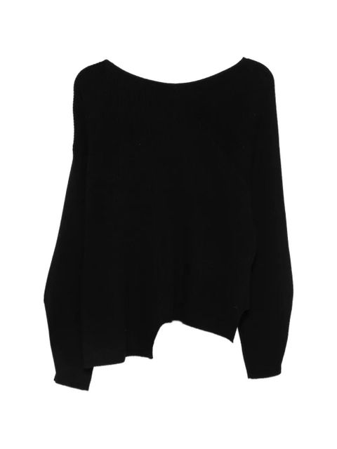 PINKO Calendula asymmetric sweater - Black - zdjęcie produktu nr 2