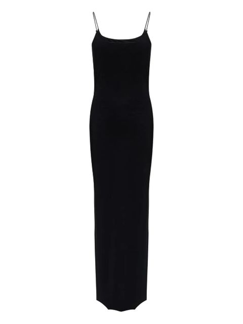 MM6 Maison Margiela spaghetti-strap maxi dress - Black - zdjęcie produktu nr 1