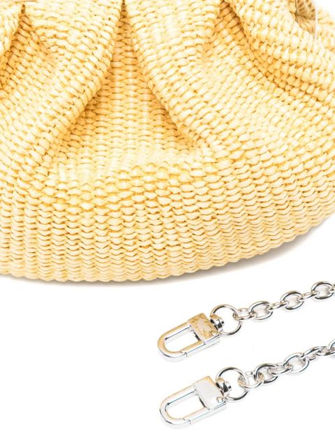 Max Mara Pasticcino woven clutch bag - Yellow
