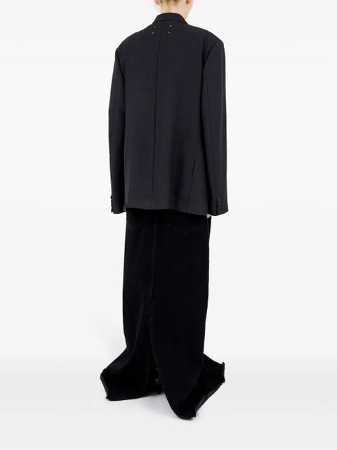 Maison Margiela single-breasted blazer - Blue