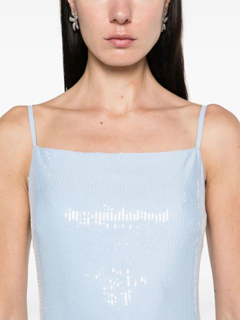 ROTATE BIRGER CHRISTENSEN sequin-embellished slip dress - Blue - zdjęcie produktu nr 2