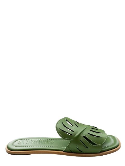 STAUD cutout palm sandals - Green - zdjęcie produktu nr 2