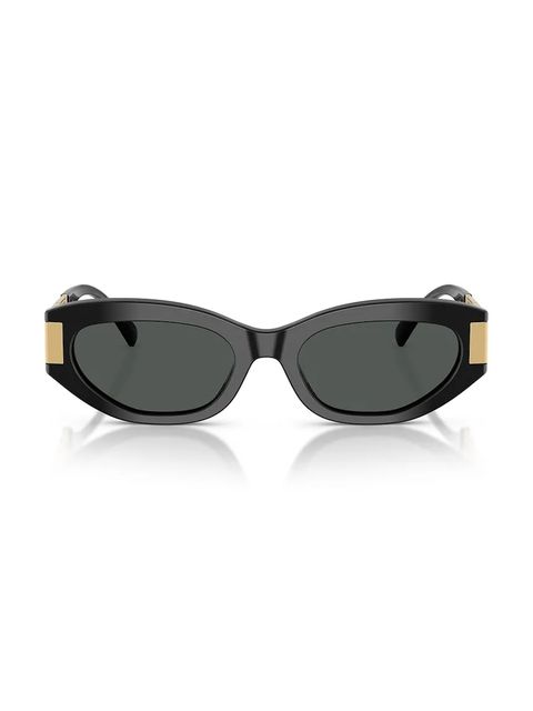 Versace okulary przeciwsłoneczne damskie kolor czarny 0VE4501
