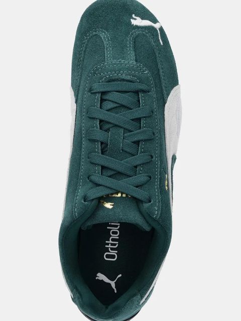 Puma sneakersy zamszowe Speedcat OG kolor zielony 398846 - zdjęcie produktu nr 2