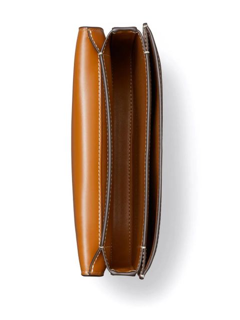 Tory Burch Eleanor slim saddle bag - Brown