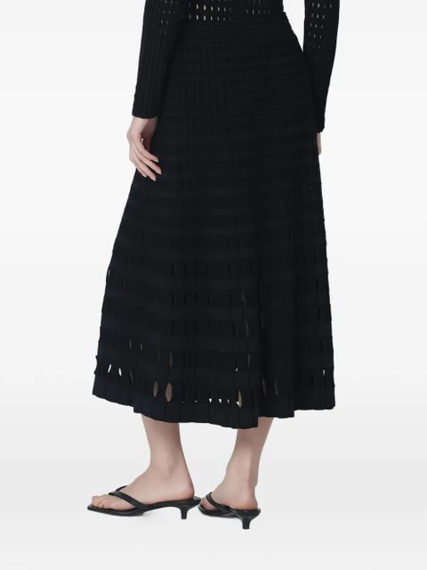 Simkhai cut-out midi skirt - Black