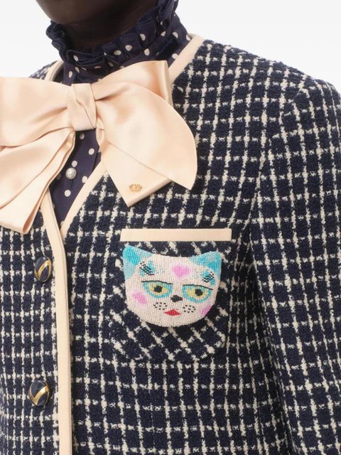 Valentino Garavani Le Chat de La Maison brooch - Pink