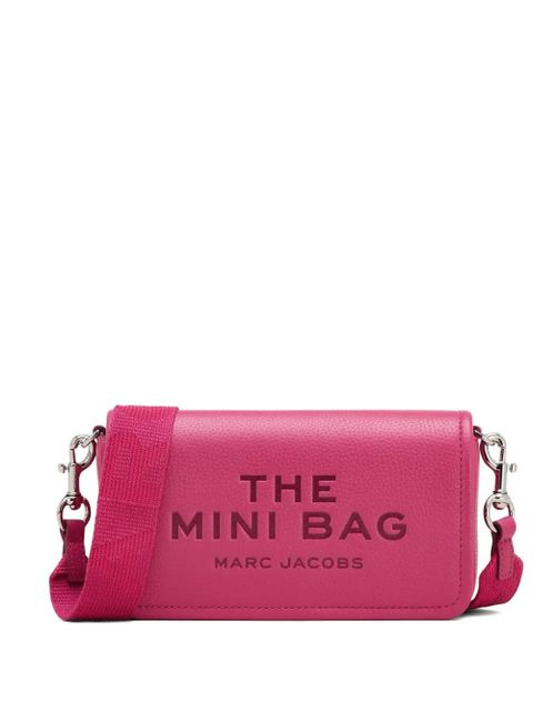 Marc Jacobs mini The Mini embossed-lettering crossbody bag - Pink - zdjęcie produktu nr 1