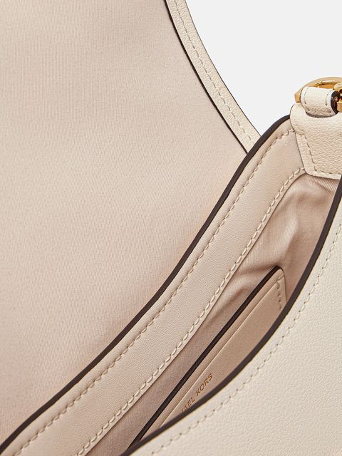 MICHAEL Michael Kors torebka skórzana NESSA kolor beżowy 30T5G8ZM1L