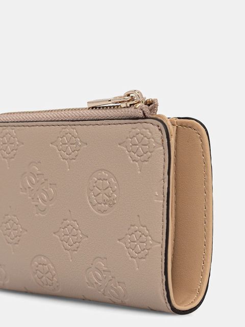 Guess portfel PHOEBE damski kolor beżowy SWPD96 65156