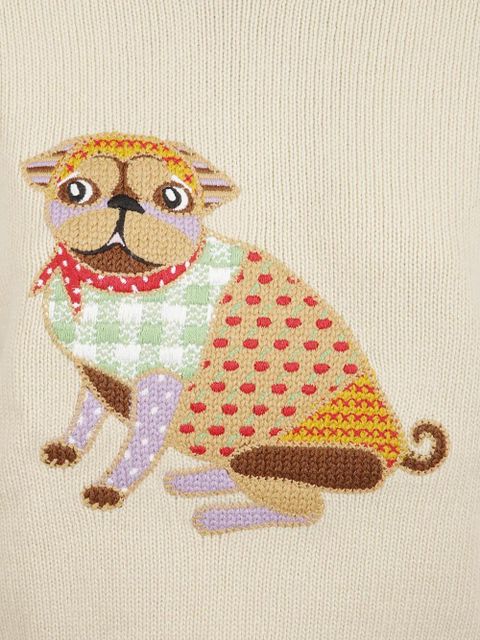 Valentino Garavani embroidered sweater - Neutrals