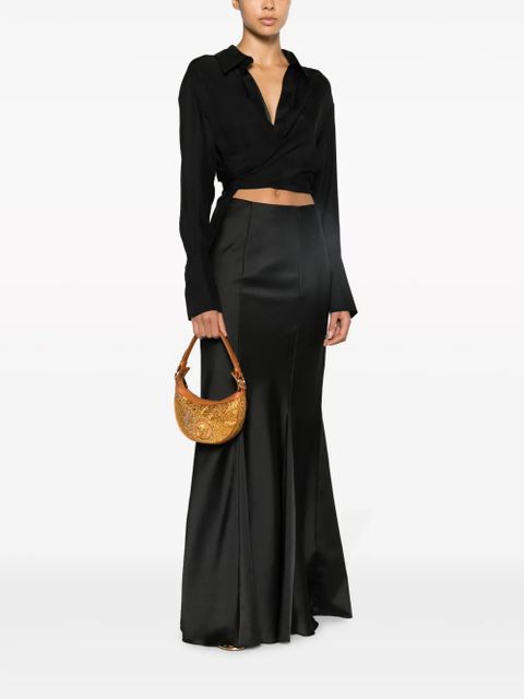 Versace Repeat crystal-embellished shoulder bag - Orange - zdjęcie produktu nr 2