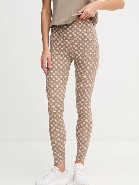 Guess legginsy PEONY damskie kolor beżowy wzorzyste V5YB18 MC03W - zdjęcie produktu nr 1