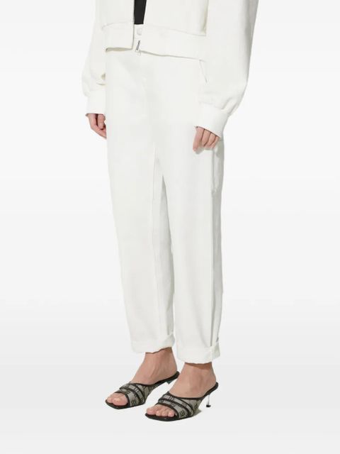 Carhartt WIP logo-label jeans - White