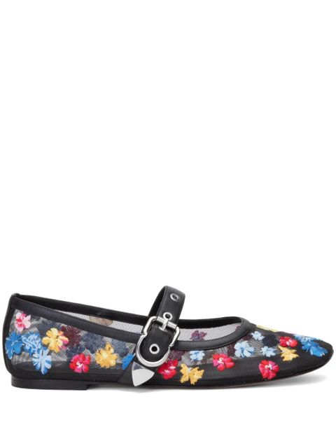 3.1 Phillip Lim ID Flowerworks mesh ballerina shoes - Black - zdjęcie produktu nr 1
