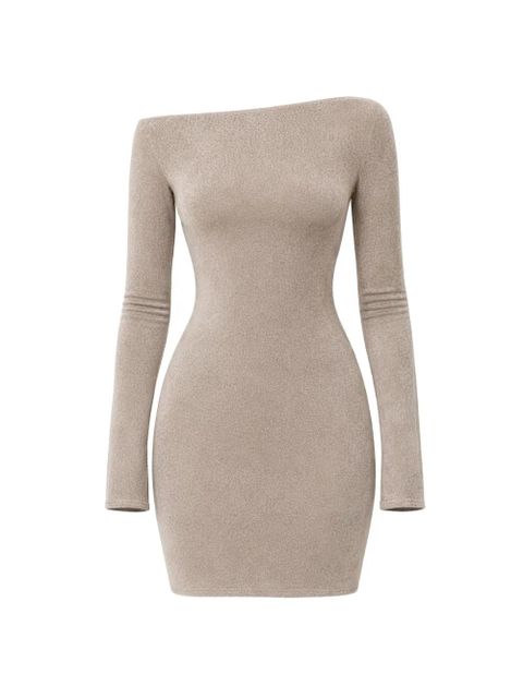Reformation Vivien long-sleeve knit mini dress - Neutrals - zdjęcie produktu nr 2
