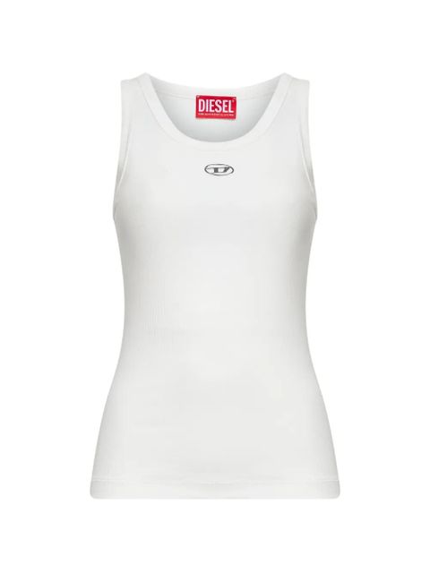 Diesel logo-plaque tank top - White - zdjęcie produktu nr 1