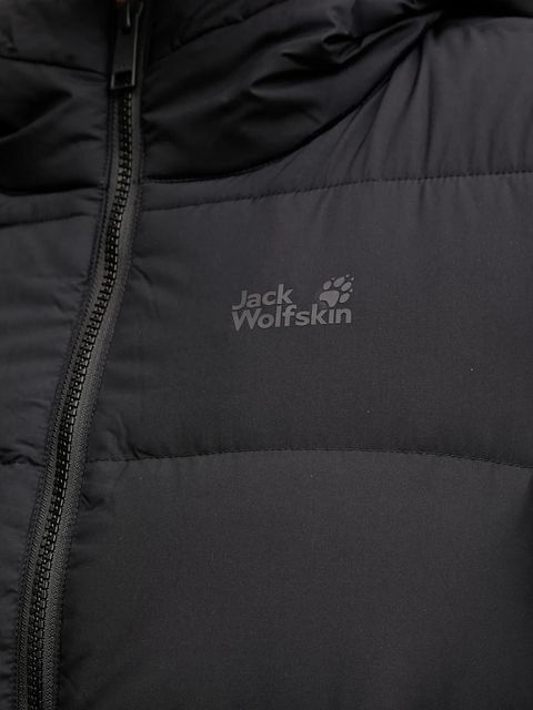 Jack Wolfskin kurtka puchowa FROZEN PALACE kolor czarny zimowa A65096