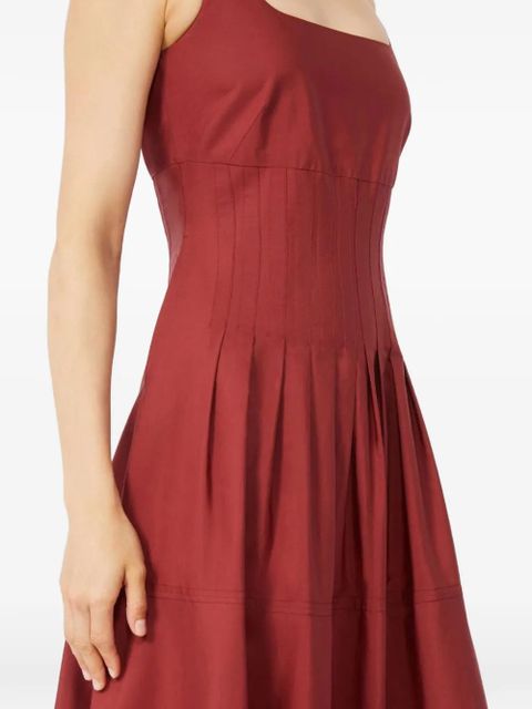 Max Mara pleated dress - Red