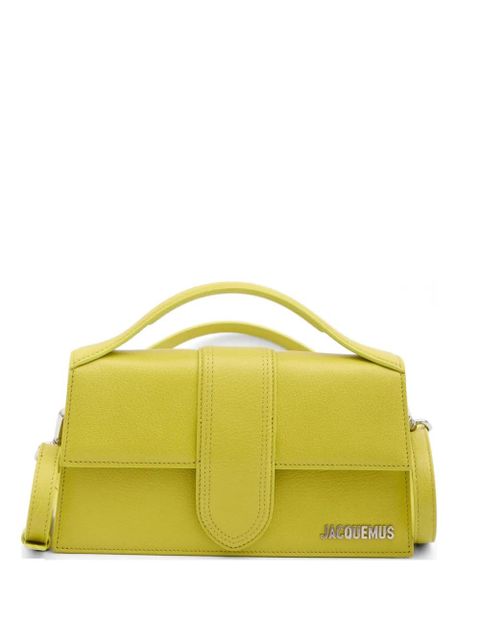 Jacquemus Bambino top handle leather tote bag - Green - zdjęcie produktu nr 1