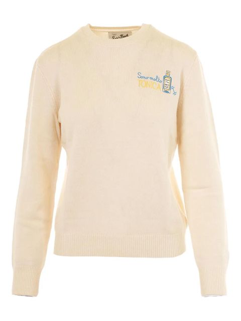 MC2 Saint Barth New Queen embroidered sweater - Neutrals - zdjęcie produktu nr 1