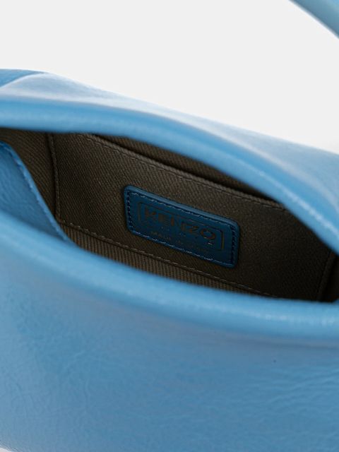 Kenzo torebka skórzana kolor niebieski FF62SA808L02