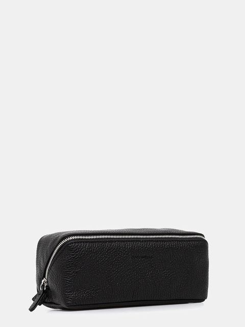 Coccinelle kosmetyczka skórzana kolor czarny E5.MUK.95.G3.01 - zdjęcie produktu nr 2