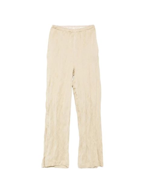 Alysi textured elasticated-waistband trousers - Neutrals - zdjęcie produktu nr 1