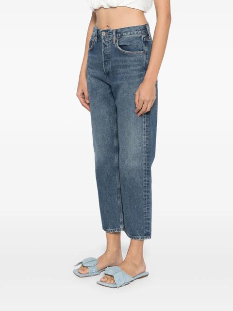 AGOLDE 90'S Crop straight-leg jeans - Blue