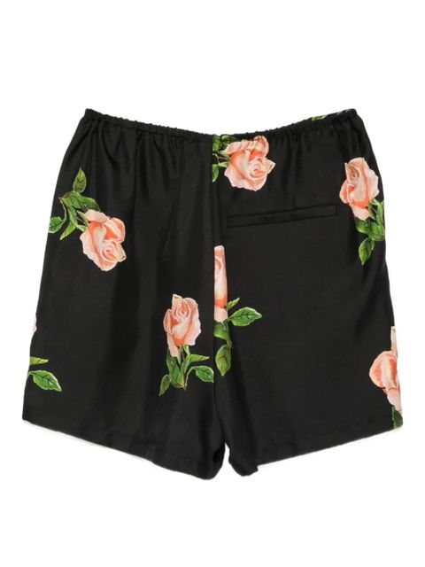 Nanushka Anish rose-print shorts - Black - zdjęcie produktu nr 2