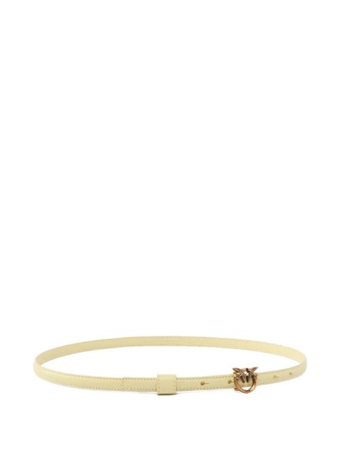 PINKO Love Birds buckled belt - Yellow