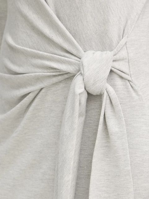 BOSS Orange sukienka kolor szary maxi prosta 50547821