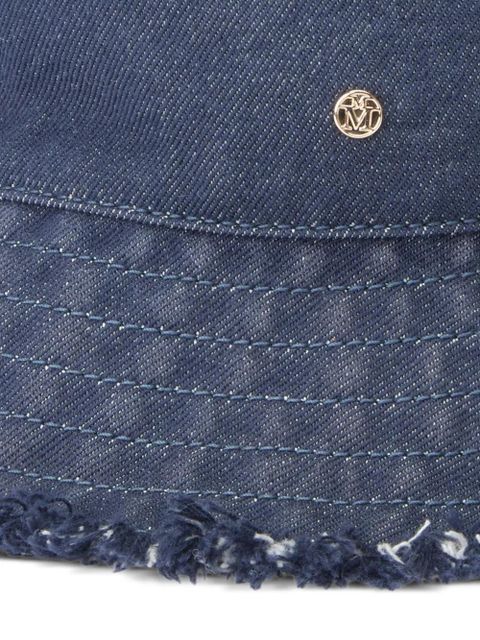 Maison Michel Jason fringed appliqué hat - Blue - zdjęcie produktu nr 2