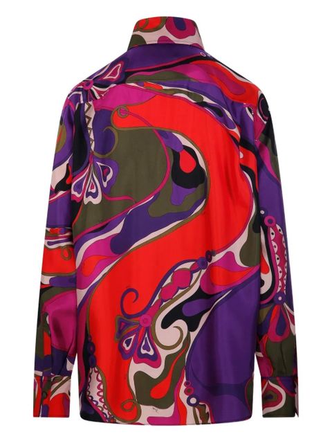 PUCCI graphic-pattern shirt - Purple - zdjęcie produktu nr 2
