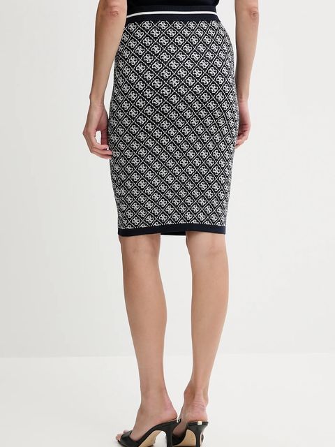 Guess spódnica LISE kolor granatowy mini ołówkowa W4BD53 Z37K0 - zdjęcie produktu nr 2