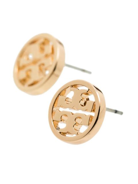 Tory Burch Miller logo-stud earrings - Gold - zdjęcie produktu nr 2