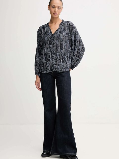 Pepe Jeans koszula damska kolor granatowy relaxed PL3051281 - zdjęcie produktu nr 2