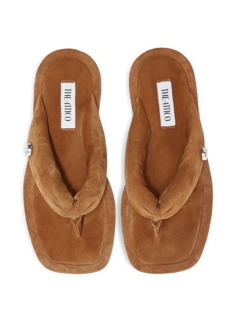 The Attico Indie thong sandals - Brown - zdjęcie produktu nr 2