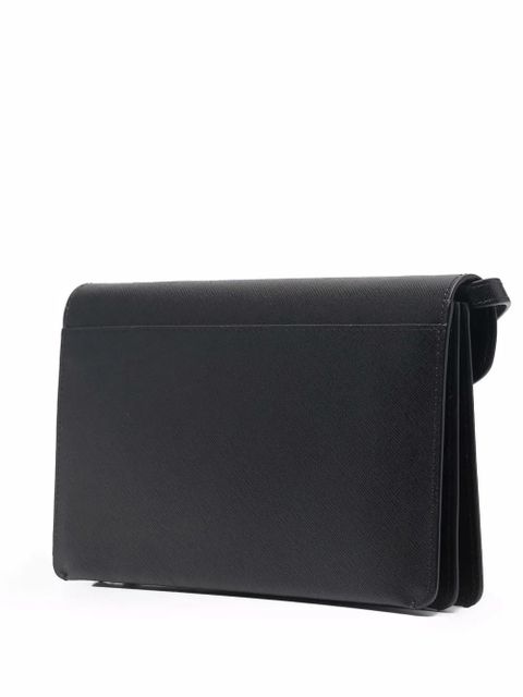 Marni Trunk leather clutch bag - Black