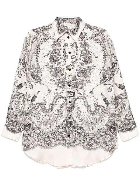 ZIMMERMANN Crush shirt - Neutrals - zdjęcie produktu nr 1