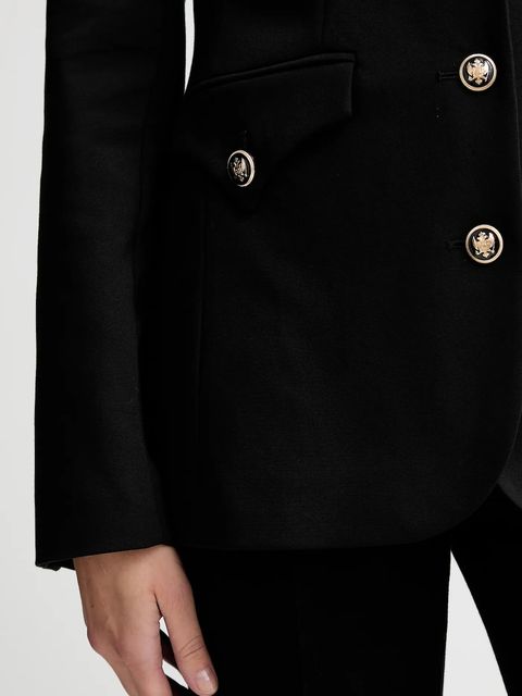 Morgan marynarka kolor czarny jednorzędowa gładka VADOR.F