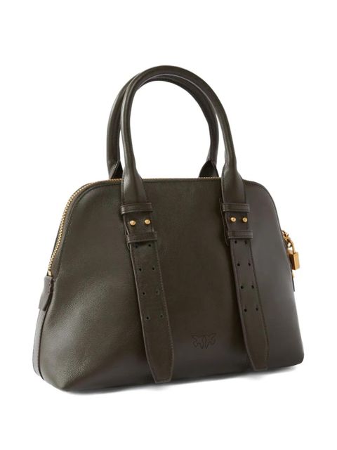 PINKO Love Birds-plaque tote bag - Green - zdjęcie produktu nr 2