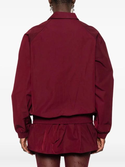 SHUSHU/TONG logo-detail track jacket - Red