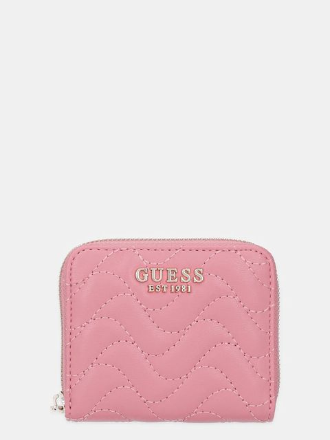 Guess portfel MELISANDRA damski kolor różowy SWQG96 53137 - zdjęcie produktu nr 1