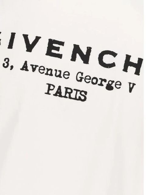 Givenchy Stamp-print cotton T-shirt - White
