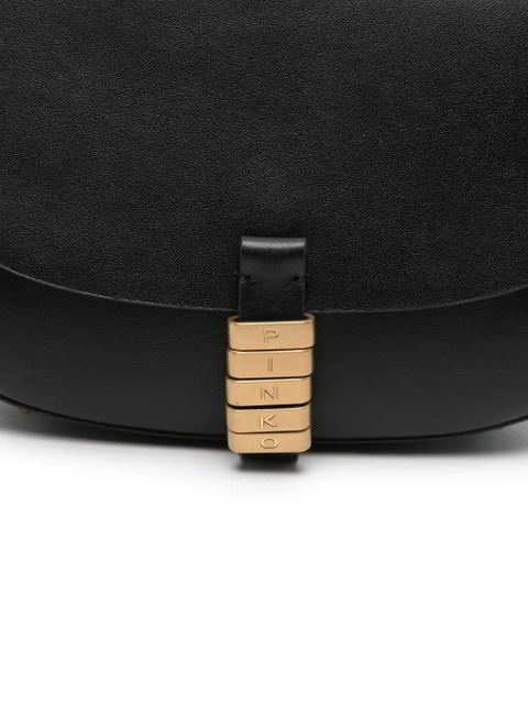 PINKO leather shoulder bag - Black