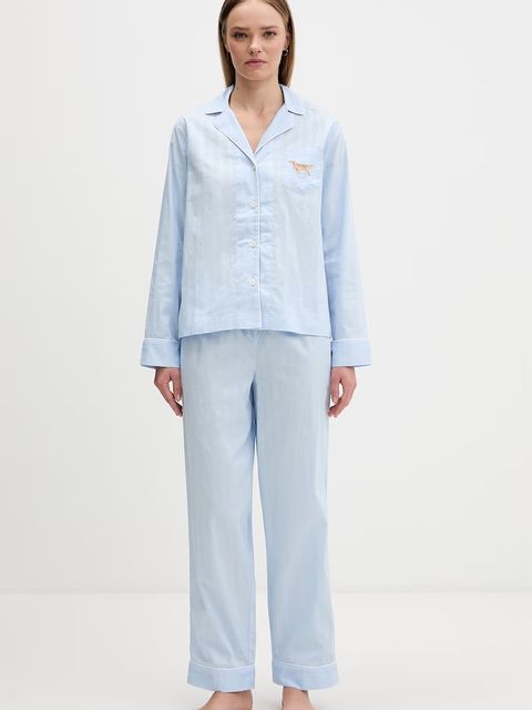 Lauren Ralph Lauren piżama damska bawełniana - zdjęcie produktu nr 1